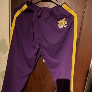 LSU Tigers track pants